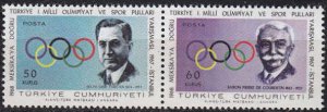 TÜRKEI TURKEY [1967] MiNr 2061+62 ( **/mnh ) Olympiade