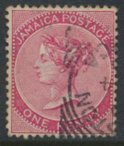 Jamaica SG 18 Used Rose SC# 18  wmk CA  see details