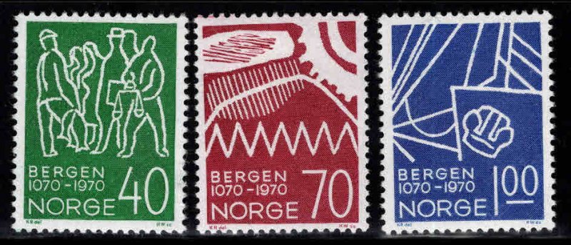 Norway Scott 557-559 MH* 1970 set