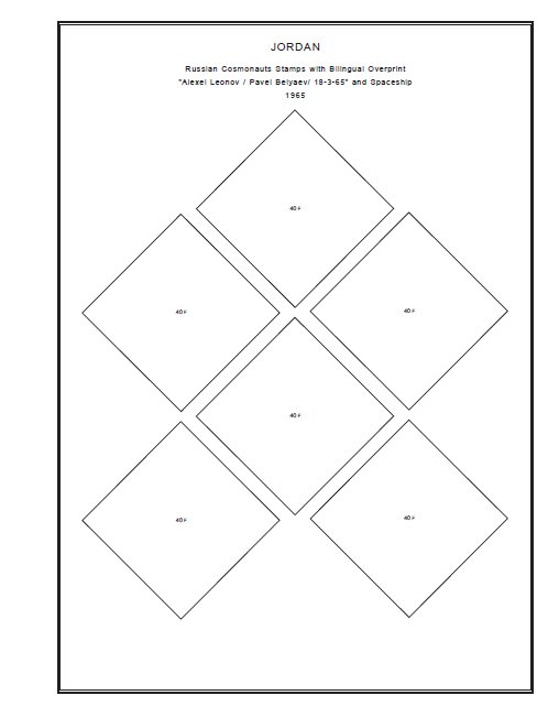 JORDAN STAMP ALBUM PAGES 1918-2011 (288 PDF digital pages)