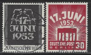 Germany Berlin Scott # 9N99 - 9N100, used