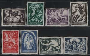 BELGIUM  B385-B392   MINT HINGED  SET