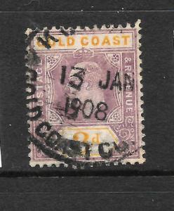 GOLD COAST 1904  3d  KEVII   FU  SG 53