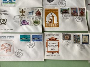 Cyprus first day covers 16 items Ref A1908