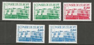 FRANCE  1040-1044  MNH, ARMS TYPE OF 1958-59