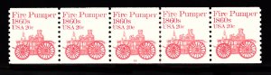 USA PNC SC# 1908 FIRE PUMPER  $0.20c. PL# 13 WATER ACTIVATED PNC5 MNH