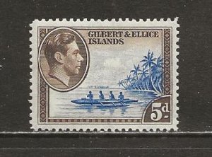 Gilbert & Ellice Islands Scott catalog # 46 Unused Hinged