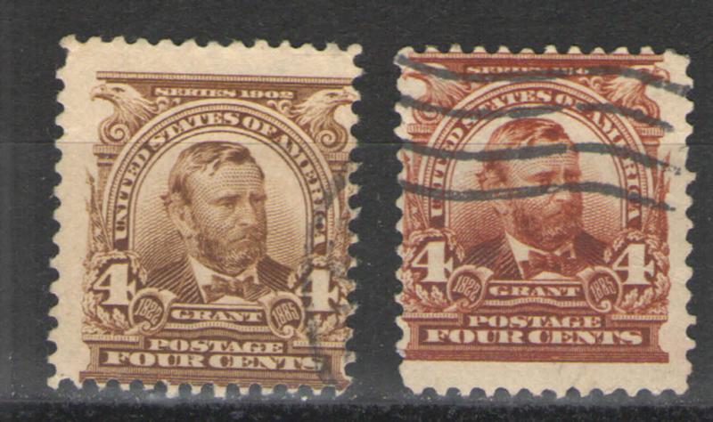 US 1903 Sc# 303  Used Avg/G - Different shades