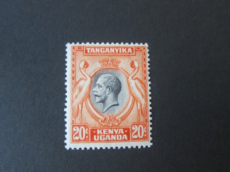 Kenya Uganda Tanganyika 1935 Sc 50 KGVI Bird MH