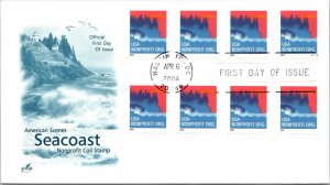 FDC 2004 Seacoast US Nonprofit Org - Washington DC- Block Of 8 - J3180