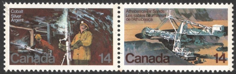 Canada SC#765-766 14¢ Resource Development Pair (1978) MLH
