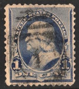 SC#219 1¢ Franklin (1890) Used