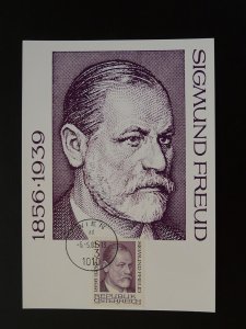 medicine psychanalysis Sigmund Freud maximum card Austria 1981 (2)