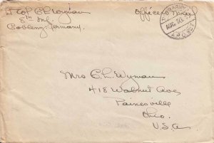 United States A.E.F. World War I Soldier's Free Mail 1919 Third Army, A.P.O. ...