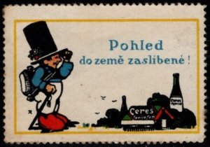 1930's Czechoslovakia Poster Stamp A Glimpse Of Promised Land! Ceres Edi...