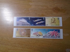 Isle of Man  #  596a/599a   MNH