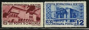Romania # 489-90, Mint Hinge.  S