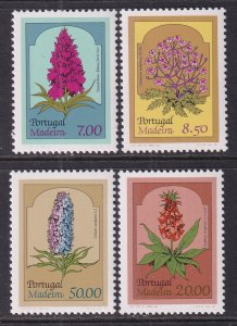 Madeira 77-80 Flowers MNH VF