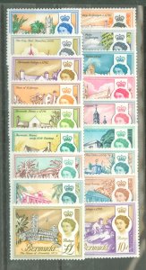 Bermuda #175-91 Unused Single (Complete Set)