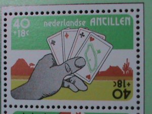 NEDERLAND-ANTILLES- 1977 SC#B146-AMPHILEX'77  STAMP SHOW MNH S/S SHEET-VF