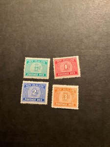 Stamps New Zealand Scott #J22-5 hinged