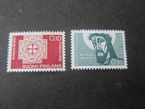 Finland 1942 Sc 241-2 Christmas Religion set MNH