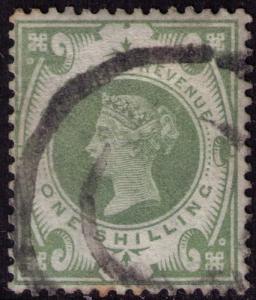 Great Britain # 122 Used VF Light  cancel Cat. $ 70