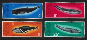 BAT Whale Conservation 4v 1977 MNH SG#79-82