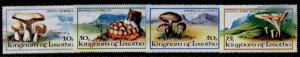 Lesotho 390-3 MNH Mushrooms