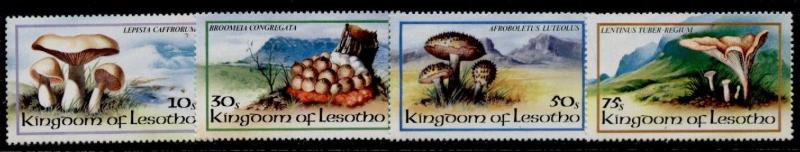 Lesotho 390-3 MNH Mushrooms