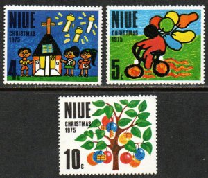 Niue Sc #174-176 MNH