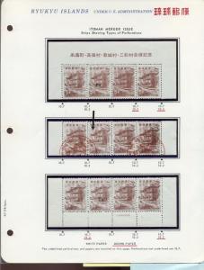 Ryukyu Islands Scott #90 Temple Itoman Merger Stamps & Sheets Specialist Study!!