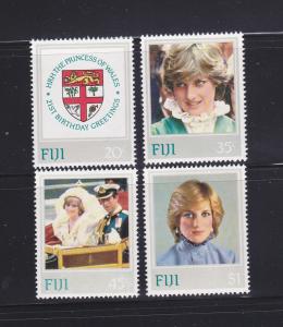 Fiji 470-473 Set MNH Princess Diana (B)