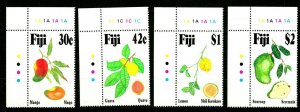 ES-1415 FIJI 1993 TROPICAL FRUIT SCOTT 698-701 SET OF 4   MNH $13.75