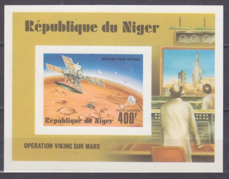 1977 Niger 570/B16b Program for Mars planet study. 15,00 €