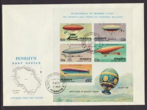 Penryhn 259a Zeppelins Airships U/A FDC