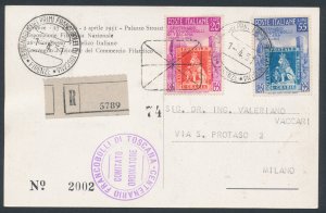 1951 REPUBLIC - 1-04-1951 - Centenary of the First Stamps of Tuscany, Commemorat