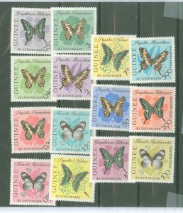 Guinea #291-99/303-4/C47-9 Mint (NH) Single (Butterflies)