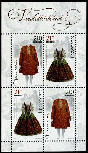 HERRICKSTAMP NEW ISSUES HUNGARY Sc.# 4462a-62b History of Clothing Pt 2 Wedding