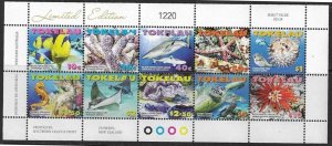 TOKELAU SG386a 2007 MARINE LIFE  MNH