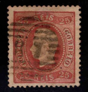 PORTUGAL  Scott 28 1867 perf 12.5  CV$6.75