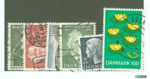 Denmark #478/597 Used Multiple