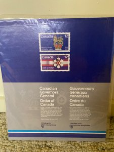 (42) Canada Canadian stamps full sheet sealed Governors General MNH #735