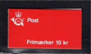 DENMARK SC# 887a (HA23 FACIT) SLOT MACHINE BKLT VF/MNH