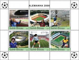 GUINEA BISSAU 2004 SHEET WORLD CUP GERMANY FOOTBALL SOCCER SPORTS