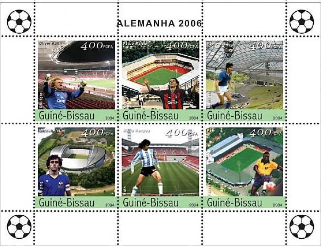 GUINEA BISSAU 2004 SHEET WORLD CUP GERMANY FOOTBALL SOCCER SPORTS