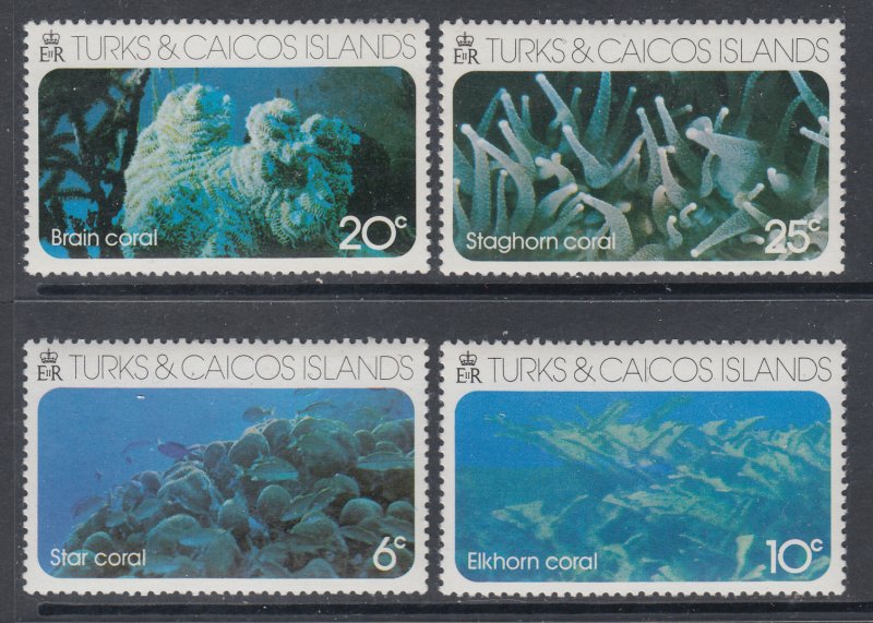 Turks and Caicos 307-310 Marine Life MNH VF