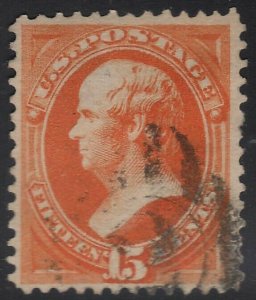 US Scott # 189 15c Webster Used