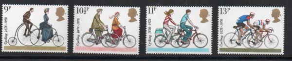 Great Britain Sc 843-46 1978 British Bicycles stamp set mint NH