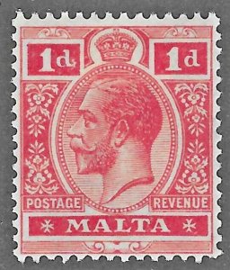 Malta (1921) - Scott # 68,   MH